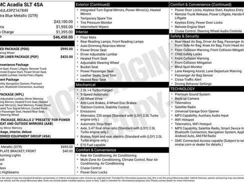 Used 2023 GMC Acadia SLT w/ Preferred Package AWD/4WD image 9