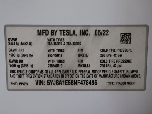 Used 2022 Tesla Model S AWD/4WD image 58