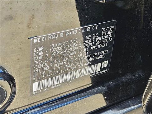 Used 2026 Honda HR-V LX image 15
