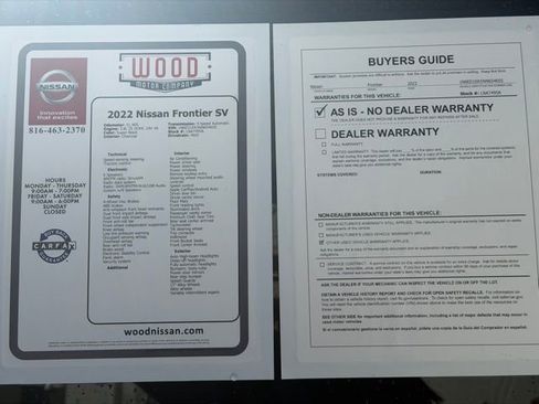 Used 2022 Nissan Frontier SV image 10