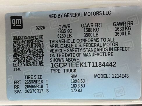 Used 2026 Chevrolet Colorado Trail Boss AWD/4WD image 37