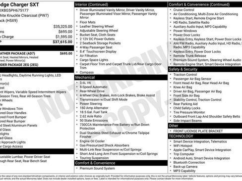 Used 2023 Dodge Charger SXT w/ Cold Weather Package RWD image 33