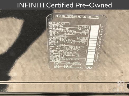 Certified 2022 INFINITI QX55 Sensory w/ Lighting Package AWD/4WD image 32