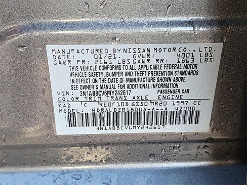 Used 2021 Nissan Sentra SV w/ SV Premium Package image 14