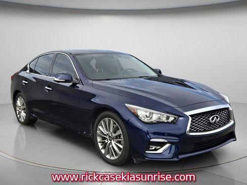 Used 2023 INFINITI Q50 Luxe w/ Cargo Package RWD image 4