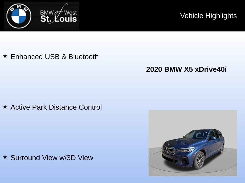 Used 2020 BMW X5 xDrive40i w/ M Sport Package AWD/4WD image 24