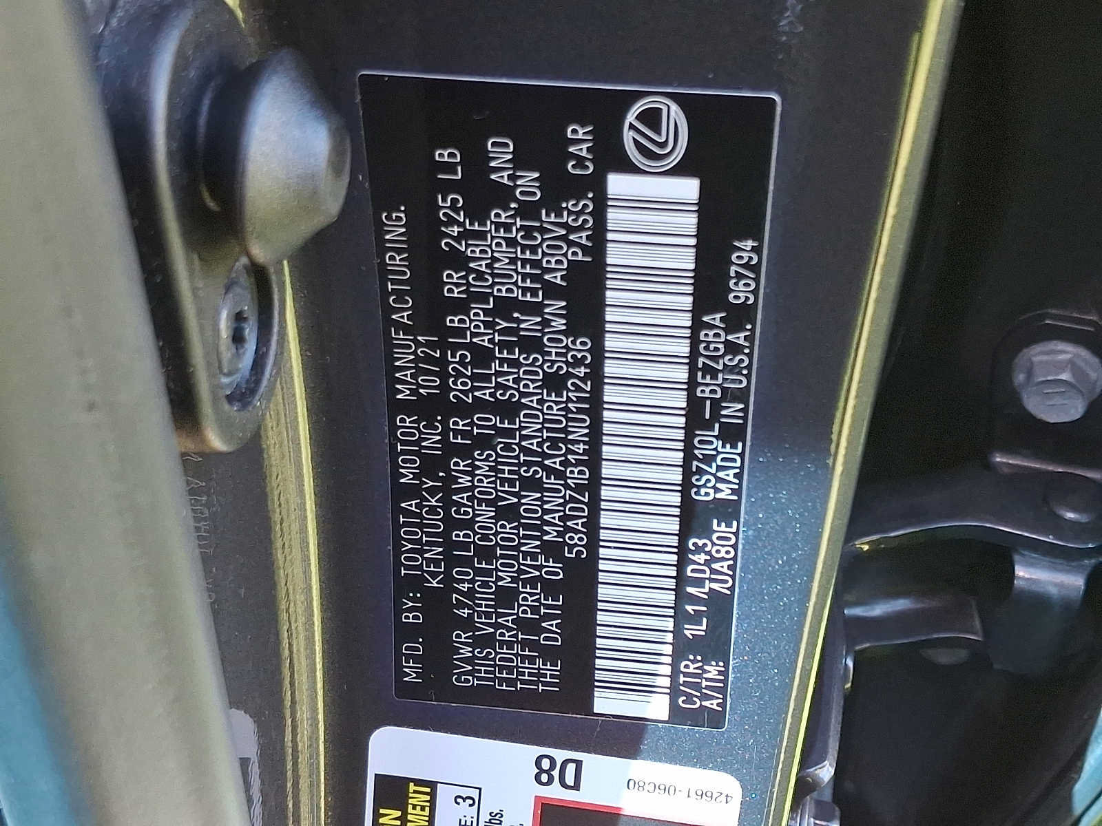 Used 2022 Lexus ES 350 w/ Premium Package FWD image 27