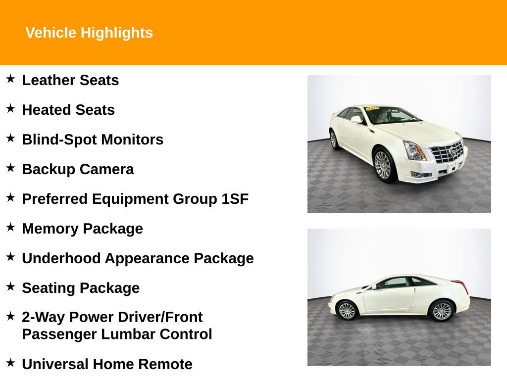 Used 2014 Cadillac CTS Performance AWD/4WD image 2