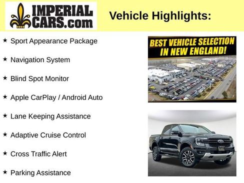 Used 2024 Ford Ranger Lariat w/ FX4 Off-Road Package image 7