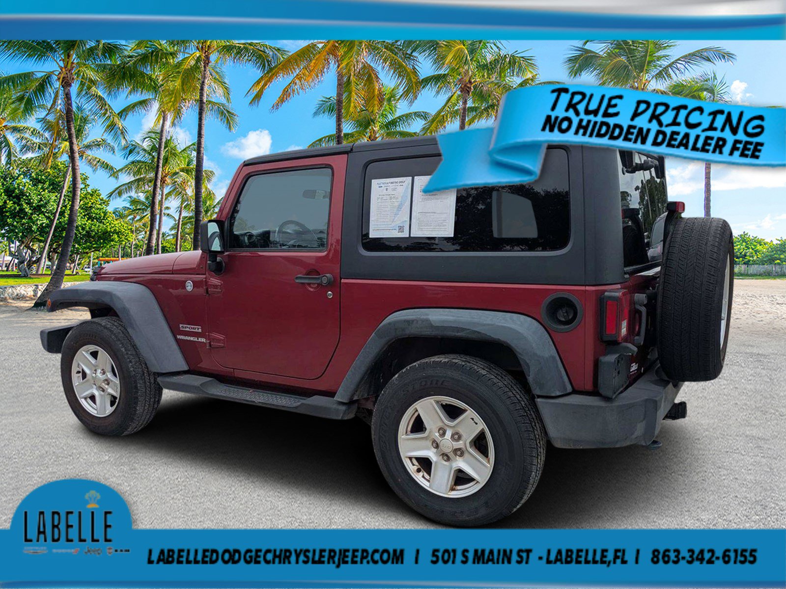 Used 2012 Jeep Wrangler Sport AWD/4WD image 6