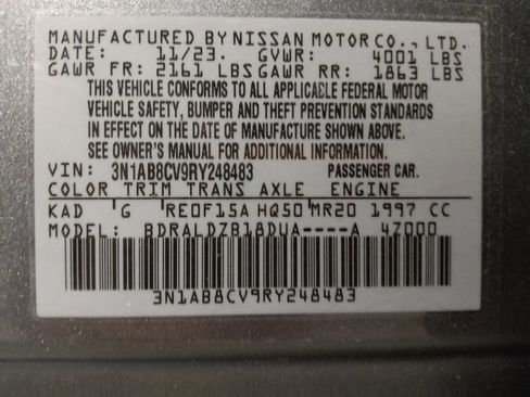 Used 2024 Nissan Sentra SV FWD image 33