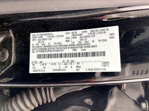 Used 2020 Ford F150 XLT w/ Equipment Group 302A Luxury image 27