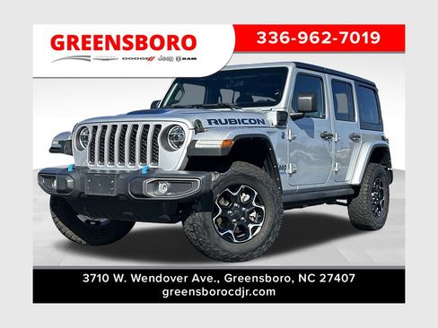 Used 2022 Jeep Wrangler Unlimited Rubicon 4xe w/ Cold Weather Group image 1