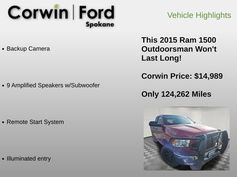 Used 2015 RAM 1500 Outdoorsman image 6