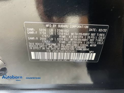 Used 2022 Subaru Outback Wilderness AWD/4WD image 30