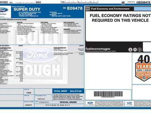 Used 2017 Ford F350 XL w/ Power Equipment Group AWD/4WD image 6