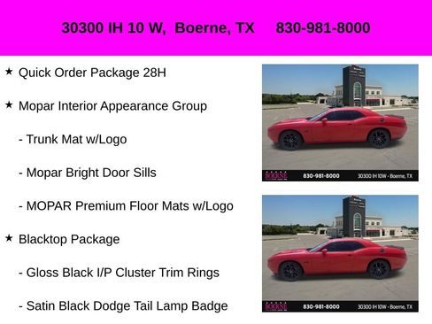 Used 2023 Dodge Challenger R/T w/ Blacktop Package RWD image 10