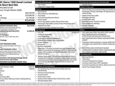 Certified 2022 GMC Sierra 1500 Denali w/ Denali Reserve Package AWD/4WD image 5