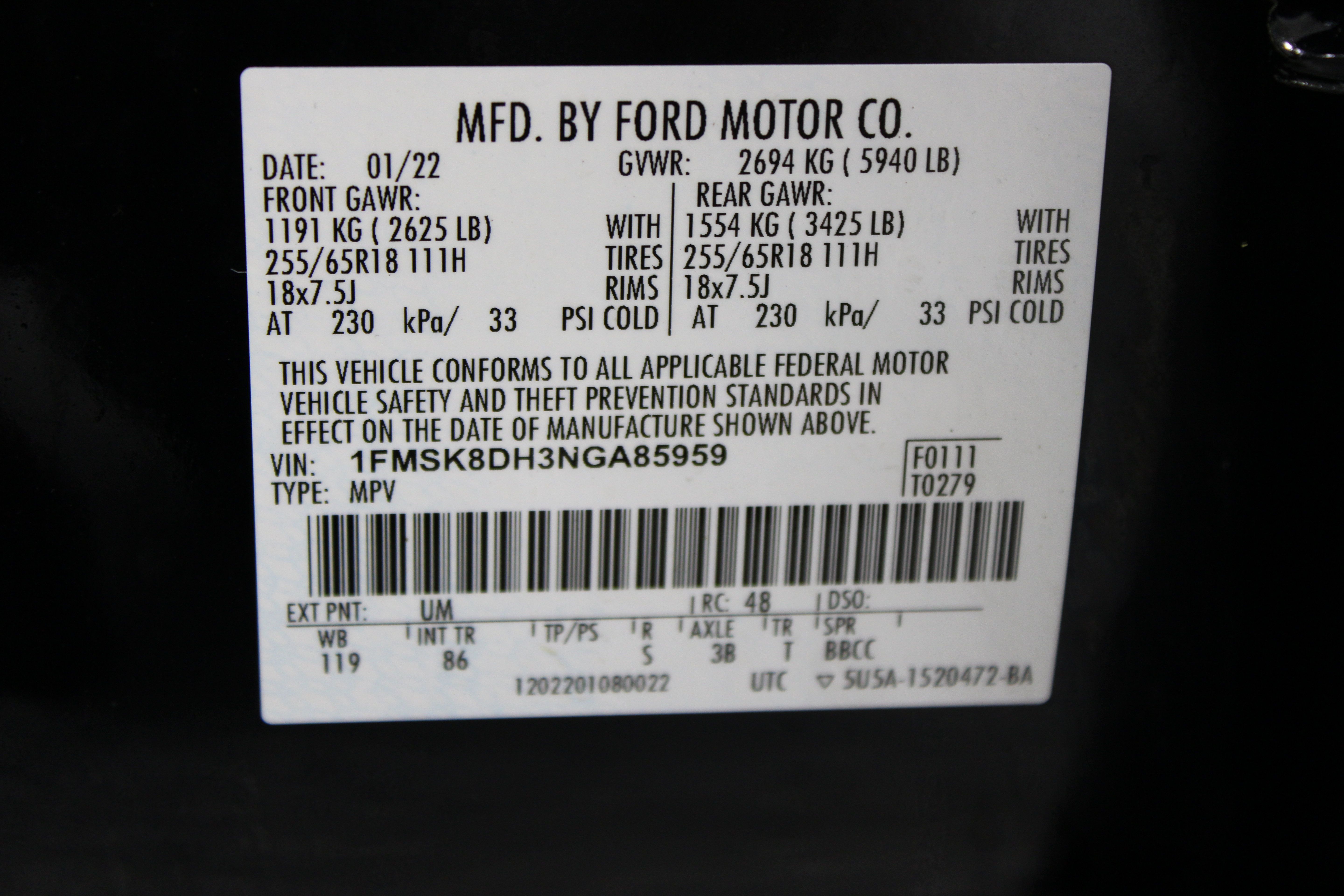 Used 2022 Ford Explorer XLT AWD/4WD image 43