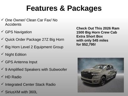 Used 2026 RAM 1500 Big Horn