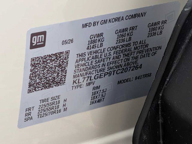 Used 2026 Chevrolet Trax RS w/ Sunroof Package FWD image 30