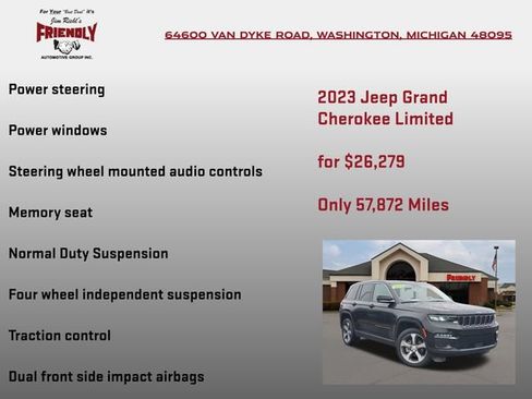 Used 2023 Jeep Grand Cherokee Limited AWD/4WD image 15