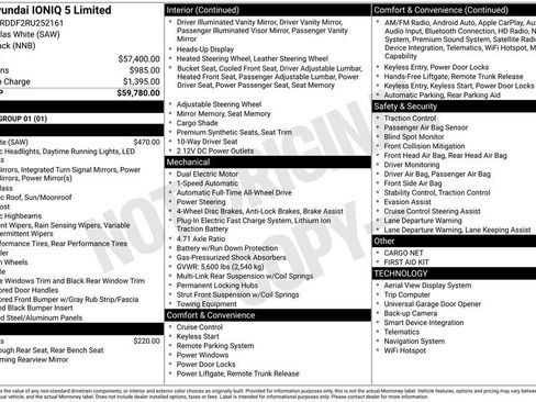 Certified 2024 Hyundai Ioniq 5 Limited AWD/4WD image 30