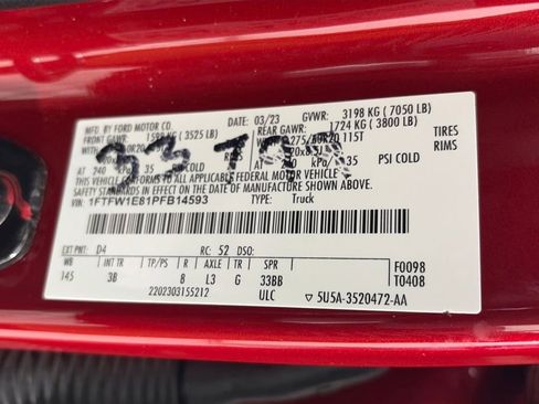 Certified 2023 Ford F150 Platinum w/ Equipment Group 701A High AWD/4WD image 17