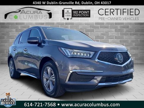 Certified 2020 Acura MDX SH-AWD image 1