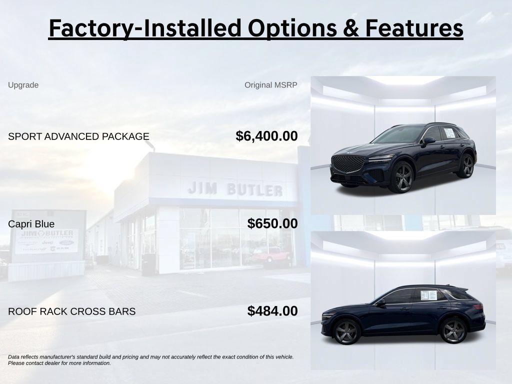 Used 2025 Genesis GV70 3.5T Sport w/ Sport Advanced Package AWD/4WD image 3