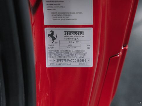 Used 2012 Ferrari 458 Italia in RARE Rosso Mugello w/ NO St image 26