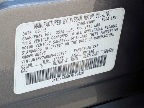 Used 2015 INFINITI Q50 AWD w/ Technology Package image 33