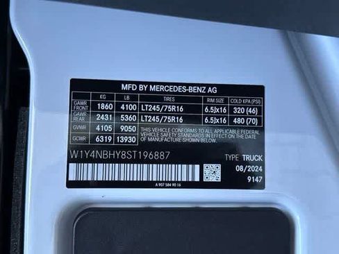 New 2025 Mercedes-Benz Sprinter 2500 image 21