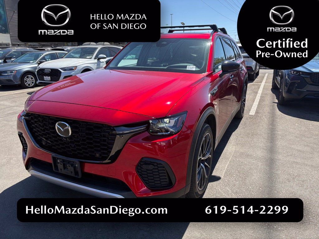 Certified 2025 MAZDA CX-70 Plug-In Hybrid w/ Premium Plus AWD/4WD image 1