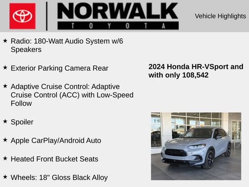 Used 2024 Honda HR-V Sport image 10