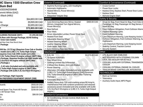 Used 2022 GMC Sierra 1500 Elevation w/ Max Trailering Package AWD/4WD image 2