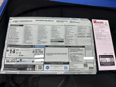 New 2026 Chevrolet Corvette Z06 image 35