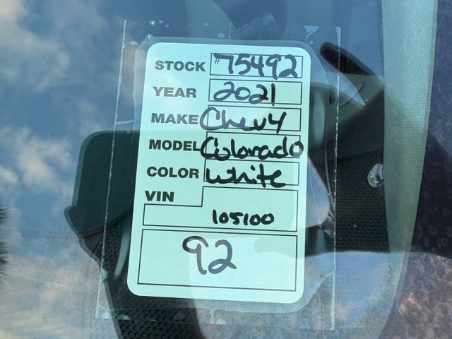Used 2021 Chevrolet Colorado W/T w/ WT Convenience Package RWD image 33