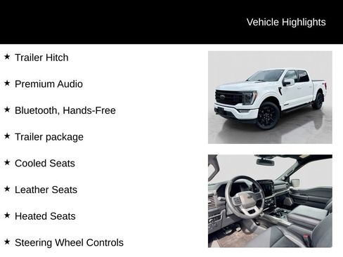 Used 2023 Ford F150 Lariat w/ Equipment Group 502A High image 26