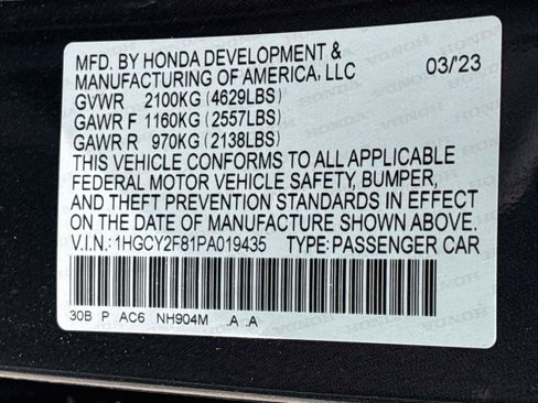 Certified 2023 Honda Accord Touring image 38