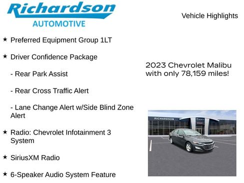 Used 2023 Chevrolet Malibu LT w/ Driver Confidence Package image 11