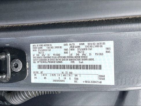 Used 2025 Ford F150 XLT w/ Equipment Group 301A Standard AWD/4WD image 21