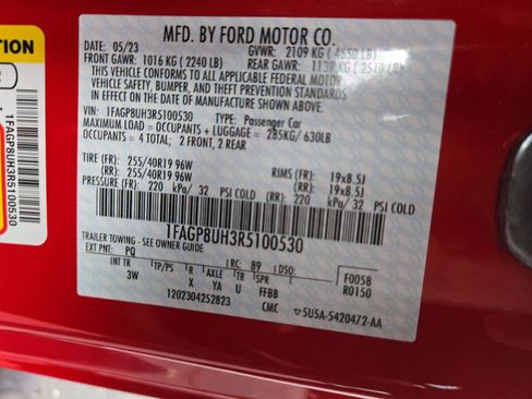 Certified 2024 Ford Mustang Premium w/ Mustang Nite Pony Package image 27