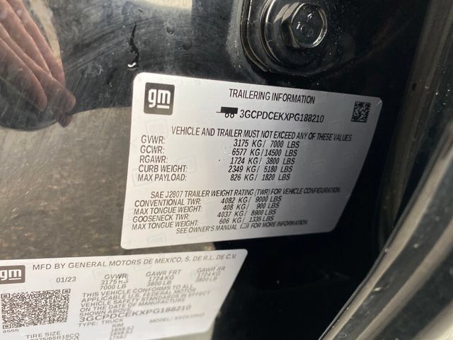 Certified 2023 Chevrolet Silverado 1500 Custom Trail Boss w/ LPO, Dark Essentials Package AWD/4WD image 24