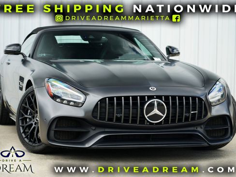 Used 2021 Mercedes-Benz AMG GT Roadster w/ AMG Stealth Edition image 2