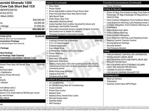 Used 2023 Chevrolet Silverado 1500 Custom w/ Rally Edition AWD/4WD image 17
