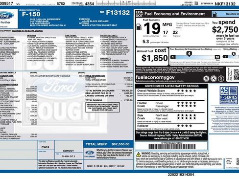 Used 2022 Ford F150 Lariat AWD/4WD image 4
