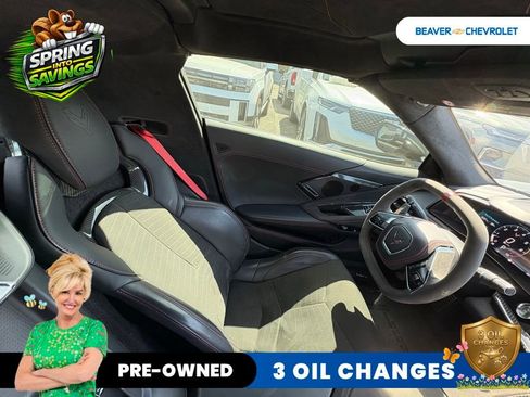 Used 2023 Chevrolet Corvette Stingray Premium Cpe w/ Engine Appearance Package RWD image 29