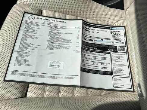 Certified 2021 Mercedes-Benz C 43 AMG 4MATIC Cabriolet image 40