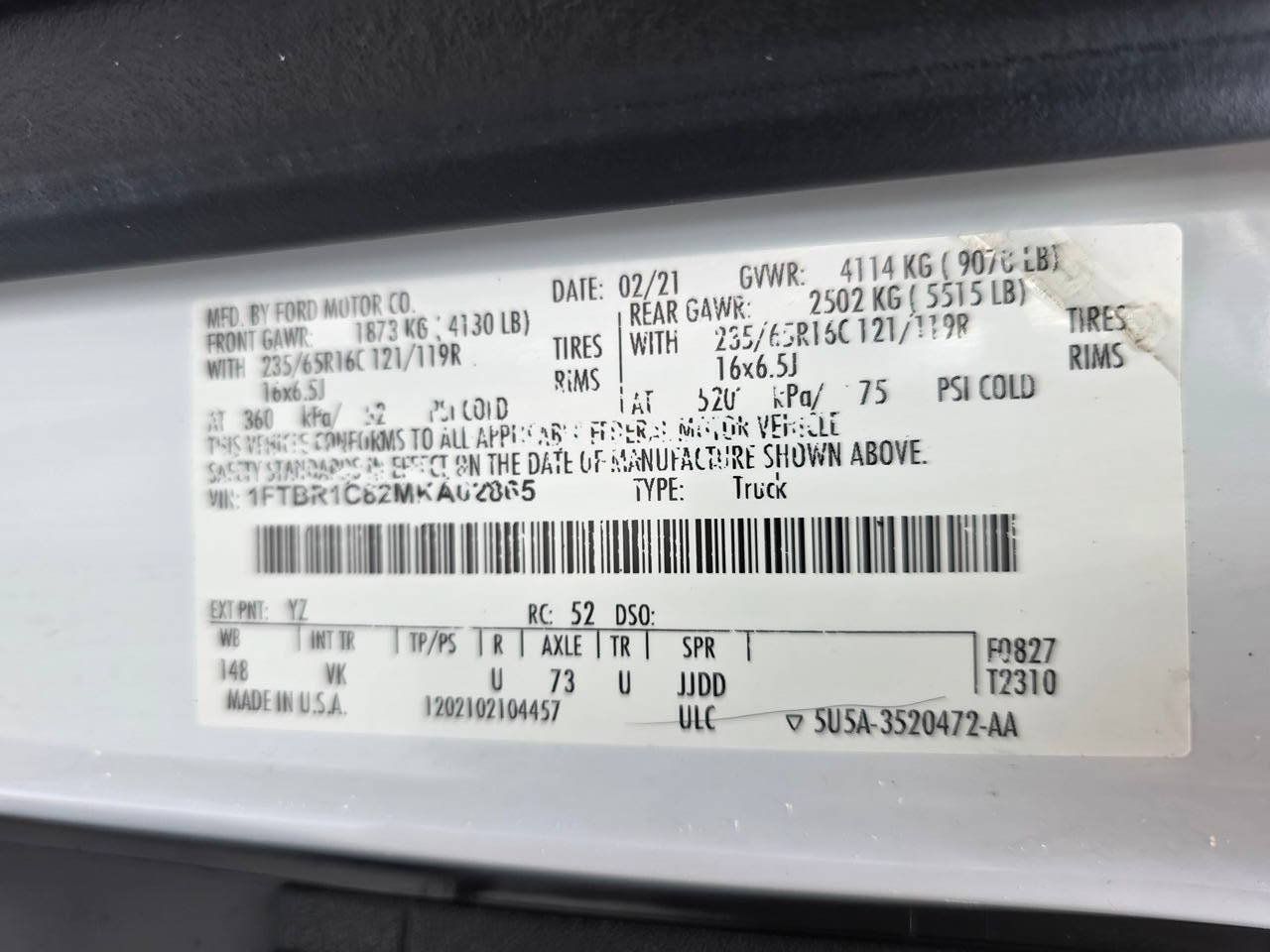 Used 2021 Ford Transit 250 Medium Roof RWD image 25